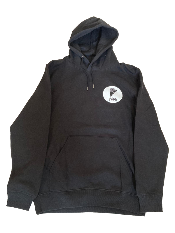 Nise Hoodie Black with Circle Logo