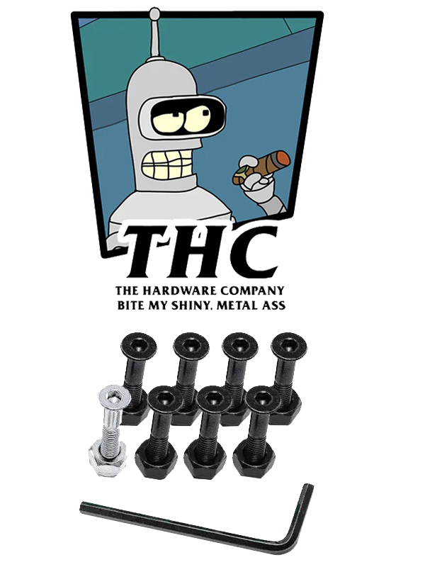 THC - 1" Bolts | Bender (Silver)