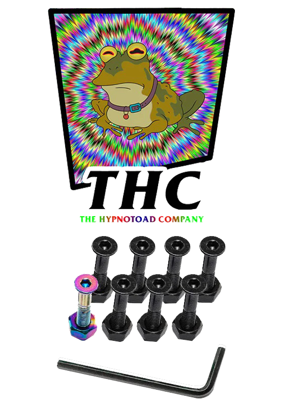 THC - 1" Bolts | Hypno Toad (Rainbow)